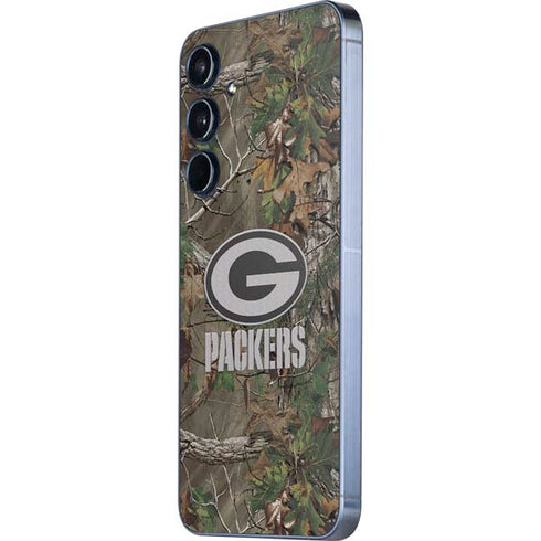 NFL Green Bay Packers Realtree Xtra Green Camo Galaxy A35 5G Skin